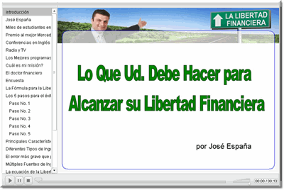 Video Curso: Lo que Ud. debe hacer para Alcanzar La Libertad Financiera